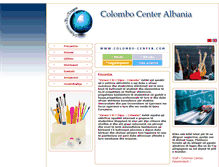 Tablet Screenshot of colombo-center.com